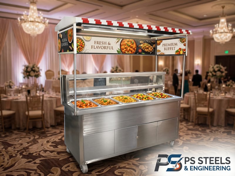 Catering Counter Fabrication by PS Steels