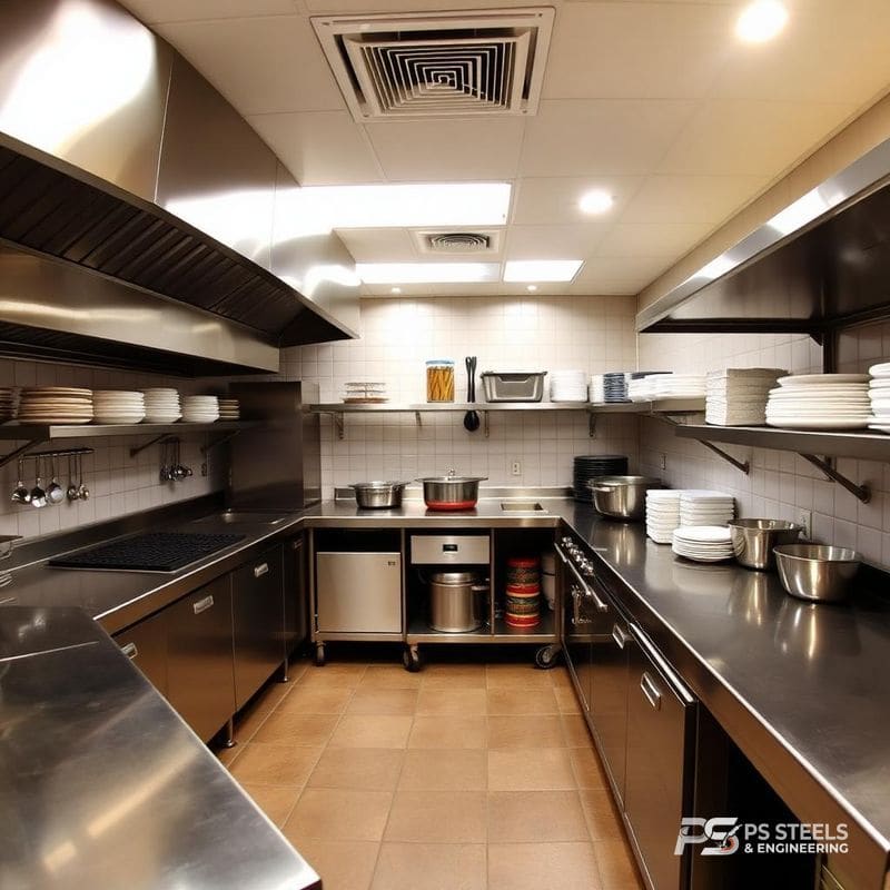 Hotel & Bakery Fabrication by PS Steels